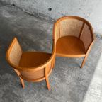 Mid Century Armchair In Cane And Wood ( 9 Pieces Available) thumbnail 10