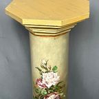 Terracotta Console Met De Hand Beschilderd. Gesigneerd Rodin. thumbnail 3