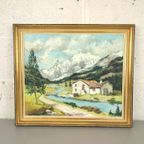 Nicole Le Guen - Schilderij - Landschap In Frankrijk thumbnail 2