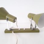 Mosgroene Anvia Lamp Dubbele Wandlamp Spotjes Muurlamp 70's thumbnail 5