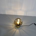 Vintage Plafondlamp, Wandlamp Glashütte Limburg - Rookglas thumbnail 8