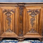 Notenhouten Ladekast In De Stijl Van Louis Xv. thumbnail 5