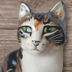 2 Vintage Katten Beelden Studio Six Seneshall Fullham Gesigneerd thumbnail 8