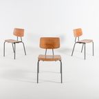 1960’S Set Of 3 Danish Old School Chairs thumbnail 2