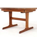 dyrlund Ovalen 1x Verlengbare Teak Eettafel Deens Vintage Massief Teak thumbnail 11