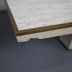 Travertine Dining Table By Jean Charles & Willy Rizzo, 1970' thumbnail 12