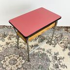 Vintage Formica Schoolbankje Uit Italie, 1960’S thumbnail 8