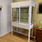 Vintage Vitrinekast Dokterskast Medicijnkast Kast Vitrine B thumbnail 17