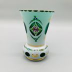 Bohemian Ranft Beker Biedemeier Art Deco Vr Czechoslovak Glass thumbnail 3