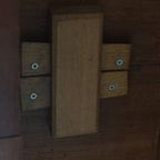 Uitschuifbare En Mooie Originele Art Deco Eettafel Voor 4 Tot 6 Personen Met Mooie Details thumbnail 9