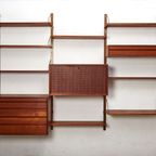 Royal System Wall Unit Designed By Poul Cadovius For Cado, Denmark 1950’S. thumbnail 5