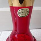 Rood Bohemia Glass Vaasje thumbnail 6