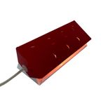 W.L.P. - Red 1960'S Wall Mounted Lamp / Bedside Lamp With Adjustable Shade thumbnail 5