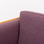 Vintage Danish Design Two Seat Sofa / 2 Zitsbank In Aubergine Wool thumbnail 9