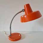 Vintage Bureaulamp Oranje Lamp Desklight Jaren 70 Retro Lamp thumbnail 2