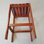 6 X Stool Meranti 70s. Height 71 Cm / Wide 42 Cm / Depth 40 Cm thumbnail 14