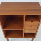 Vintage Teak Houten Kastje Laden Vakken Keuken thumbnail 9
