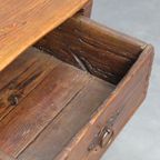 Antique Wooden Side Table With Drawer, 18th Century thumbnail 10