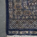 Leuk Vintage Oosters Vloerkleed In Voornamelijk Blauw Tinten 130x78cm thumbnail 5