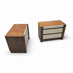 Pair / Bedside Tables With Scandinavian Design 1970s thumbnail 6
