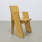 4X Architectural Chair, One-Off By Dutch Architect Kees Doornenbal, 1990S thumbnail 3