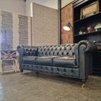 Chesterfield Ingleton 3-zits - Antiek Blauw thumbnail 6