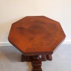 Klassieke Oude Wijntafel Bijzettafel Vintage Salontafel thumbnail 3