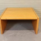 Vintage Houten Kubieke Salontafel Bijzettafel thumbnail 10