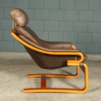 Deense “apollo” Fauteuil Met Hocker – Svend Skipper – Jaren 70 thumbnail 5