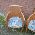 Art Deco Armstoelen Met Dubbel Webbing 5 Stuks thumbnail 9