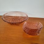 Art Deco Set Perslgazen Schaal En Schaaltjes thumbnail 11