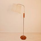 Vintage Deens Design Vloerlamp, Retro Jaren 60, Teak Hout thumbnail 11