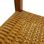 Vintage Fristho Jaren 70 Design Papercord Zitting Stoel thumbnail 9