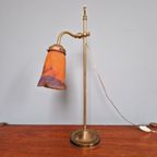 Art Deco Bureaulamp, Gesigneerd Frères Muller, Jaren 20 thumbnail 2