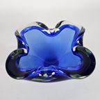 Murano - Murano Sommerso - Asbak - Schaal - Cobalt Blauw - 1960's thumbnail 7