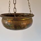Koperen Hangpot Schaal Vintage Hangpot thumbnail 5