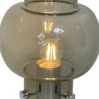 Ca. 1960’S - Vintage - Smoked Glass Table Lamp thumbnail 5