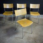 13 Stuks Vintage Partij Ahrend Stapelstoelen thumbnail 4