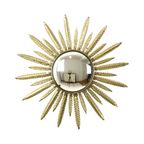 Mid Century Verkoperd Metalen Zonnespiegel Deknudt Convex 55Cm thumbnail 3