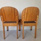 2 Amsterdamse School Art Deco Stoelen thumbnail 7
