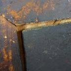 Grote Antieke Franse Schouw Spiegel Met Prachtig Ornament thumbnail 13