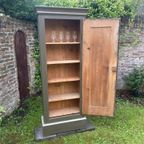 Unieke Vroeg 19e Eeuwse Kast Keukenkast Legkast Directoire thumbnail 2
