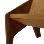 Vintage Tijdschriftenrek Platenhouder Lp Platen Bak Design thumbnail 2