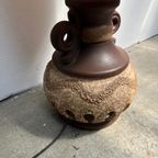 Vintage Vloerlamp Keramiek Fat Lava - Seventies Bruin/beige thumbnail 7