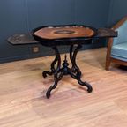 Antieke Wijntafel, Hollands Willem Iii In Horrix Stijl thumbnail 3