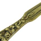 Art Nouveau Briefopener Papier Geel Koper Floraal Antiek Jaren 20 thumbnail 11