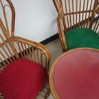 Set Of 2 Armchairs And Table, Design By Franco Albini For Bonacina, 1950s thumbnail 4