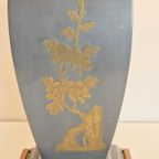 Set 2 Vintage Tafellamp Tin Messing ’60 Mid Century Japandi thumbnail 2