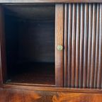 19e Eeuws Mahoniehouten Kastje thumbnail 12