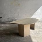 Organic Shape Travertin Coffee Table thumbnail 2